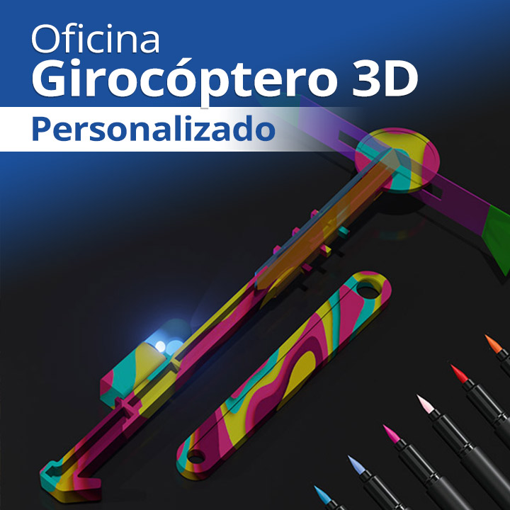 Oficina Girocóptero 3D Personalizado - Tecnologias e Artes (Lucas Lopes)